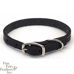Coastal Pet Circle T Oak-Tanned Leather Town Dog Collar (Black, 12 Inch L x 3 8 Inch W) by Coastal Pet Products Inc