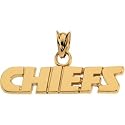 14K Yellow Gold Kansas City Chiefs Pendant