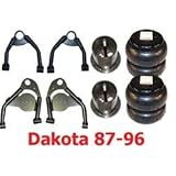 1987-1996 DODGE DAKOTA Upper and Lower Control Arms with Bags and Mounts (Set) by Airbagit