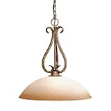Mont-Blanc-AW - 1 Light Downlight Pendant Lighting Fixture - Aged Walnut Bronze - B2612