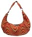 Vintage Fabric Hobo Bag in Orange Shockwave by Slainte