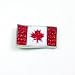 Foyo FCZ27 Canadian Flag/Crystals Shoe Charm