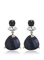 Dyrberg/Kern Pendientes Tivanna (Dorado / Gris)