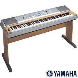 Yamaha DGX630 88-Key Portable Grand Keyboard w/Matching Stand, Power Adapter, & Sustain Pedal