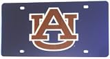Auburn Tigers Silver Laser Cut License Plate - SET OF 6 - Sports Merchandise