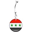 Iraq Flag Belly Ring