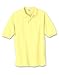 Hanes Men's Cotton-Blend EcoSmart Jersey Polo,Yellow,X-Large