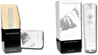 The Secret of the Himalayas Age Spot Remover Pen and Anti-Aging Cream + A-viva 4 Way Nail Buffer+eco Nail File