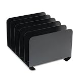 MMF Industries 2645BLA Steel 5-Compartment Vertical Organizers