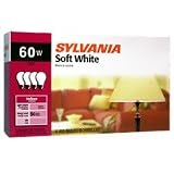 Osram Sylvania Products 60W/SW/4PK Soft White Bulb 60w Pk/4 (Pack of 12)