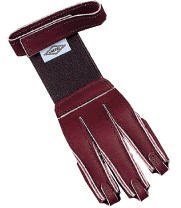Childrens Toyshop  Sporting Goods : NEET TRADITIONS 3-FINGER BURGANDY GLOVE -- LARGE