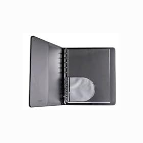 Prat Paris Start Deluxe Leatherette Spiral Presentation Book, with Ten 8.5x11 Archival Sheet Protectors, Color: Black.