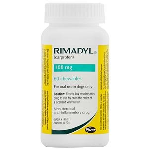 Rimadyl (carprofen) Chewables - 100 Mg X 60 Count Picture