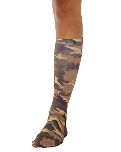 Camo Socks Knee High Trouser Womens Sock Military Army Costume Accessory Soxs
