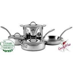 CIA Masters Collection 7-Ply Copper Clad Stainless Steel 7 Piece Cookware Set