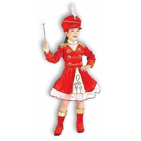 Child Large 12-14 - Drum Majorette Costume (baton not included) by First Fantasies Costume Cuzzins