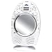Jensen JCR-540 AM/FM Stereo Shower Radio and CD Player with Fog Resistant Mirror
