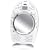 Jensen JCR-540 AM/FM Stereo Shower Radio and CD Player with Fog Resistant Mirror