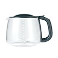 Krups F15B0G 12-Cup Glass Carafe, Black
