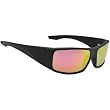 Spy Cooper XL Sunglasses - Spy Optic Steady Series Casual Wear Eyewear - Matte Black/Grey with Red Spectra