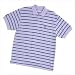 Dunlop Mens Stripe Polo Lilac Medium