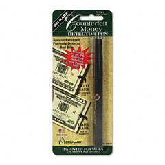 Dri-Mark Smart Money Counterfeit Bill Detector Pen for Use with U.S. Currency, Black/Dark Brown (351B1)