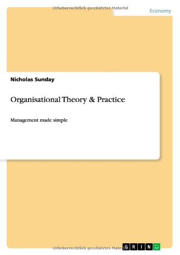 Organisational Theory & Practice