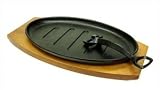 Cast Iron Sizzling Steak Plate Large #tbsp1