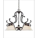 1-8315-5-72 Savoy House Lighting Citadel Chandelier in Rustic Bronze
