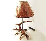 Rustic Lodge Decor Deer Antler Table Top Lamp Home Decor