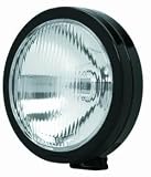 SlimLite Driving Light 6 in. Round Clear Lens Black Housing 100 Watts Single Light