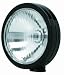 SlimLite Driving Light 6 in. Round Clear Lens Black Housing 100 Watts Single Light
