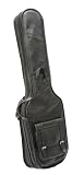 Levy's Leathers Leather Gig Bag for Two Bass Guitars,Black