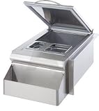 OCI OCI15BC 15 Bar Cooler with Bottle Holder and Includes Trim: Stainless Steel