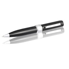 Spy Pen Mini DV Video Kugelschreiber mit Kamera und Mikrofon mit 4GB USB-Stick in Schwarz Metallic Marke Incutex