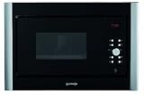 Produkt-Bild: Gorenje BM5240AX Einbau-Mikrowelle / 23 L  / 90 W  / schwarz mit Edelstahl / Nutzung als Mikrowelle, Grill oder als Kombiger&auml;te / Lieferung "all in one box" inkl Einbaurahmen