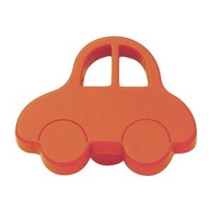 Bouton de porte et tiroir de meuble enfant en plastique rouge orange