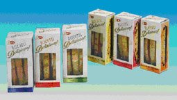 Almond Biscotti w Dark Chocolate 3 oz. Box by Yohay Baking & Imports/Andile