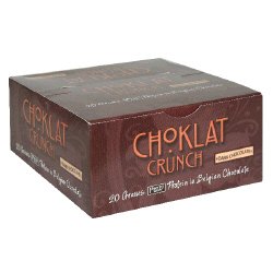 Click here to buy Choklat Crunch-Bionutritional Research Croup Protein Bars, 12 Bars Dark Chocolate by Choklat Crunch.