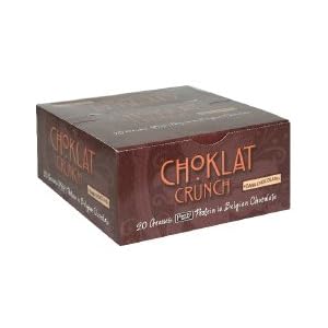 Choklat Crunch-Bionutritional Research Croup Protein Bars, 12 Bars Dark Chocolate by Choklat Crunch