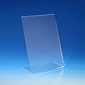 VITAdisplays� DIN A5 Tischaufsteller / L-Aufsteller / L-St�nder / Werbeaufsteller / schr�g, Transparent (NE-370L)