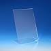 VITAdisplays� DIN A5 Tischaufsteller / L-Aufsteller / L-St�nder / Werbeaufsteller / schr�g, Transparent (NE-370L)
