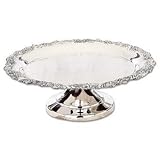Reed & Barton Burgundy Cake Plate