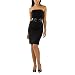 GO International&Acirc;&reg; Sleeveless Belted Ponte Dress -Ebony - (14)