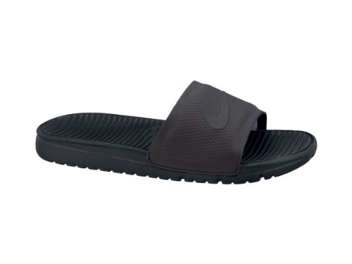 Nike Men's Benassi Solarsoft Slide Sandal (9 D(M) US, BLACK/DARK GREY//BLACK)