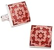 Crimson Burst Cufflinks