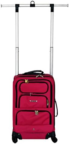 The Dance Angel Suitcase Carry-On Hot Pink with Black Trim