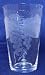Individually Hand Etched Grapes Tumbler Glass 7"H Set / 4
