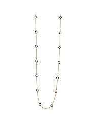 18K Yellow Gold Diamond By The Inch Blank Necklace 16 Inch