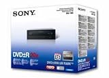 Sony Rotating Memory DRU-190S SONY DL DVDRW RAM 20x8x8x20x6x8x12x SATA Nero black